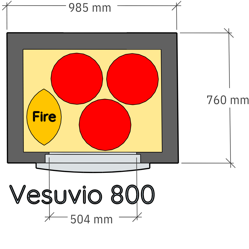 Vesuvio 800 Wood Oven